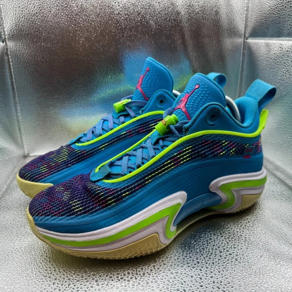 Size 8 Air‎ Jordan 36 Low Luka PF Mens Blue Basketball Shoes DN4195-430